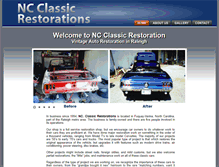 Tablet Screenshot of ncclassicrestorations.com